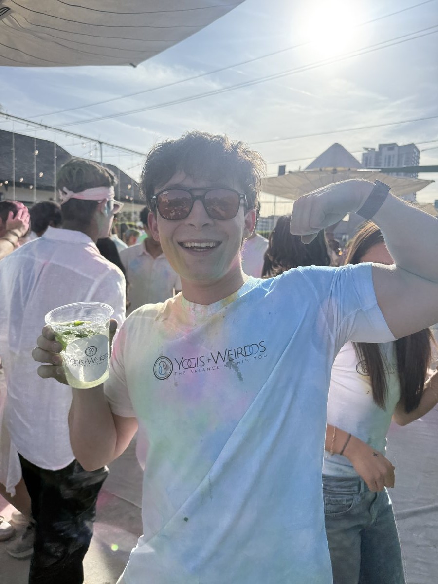 Color run in the Y+W tee