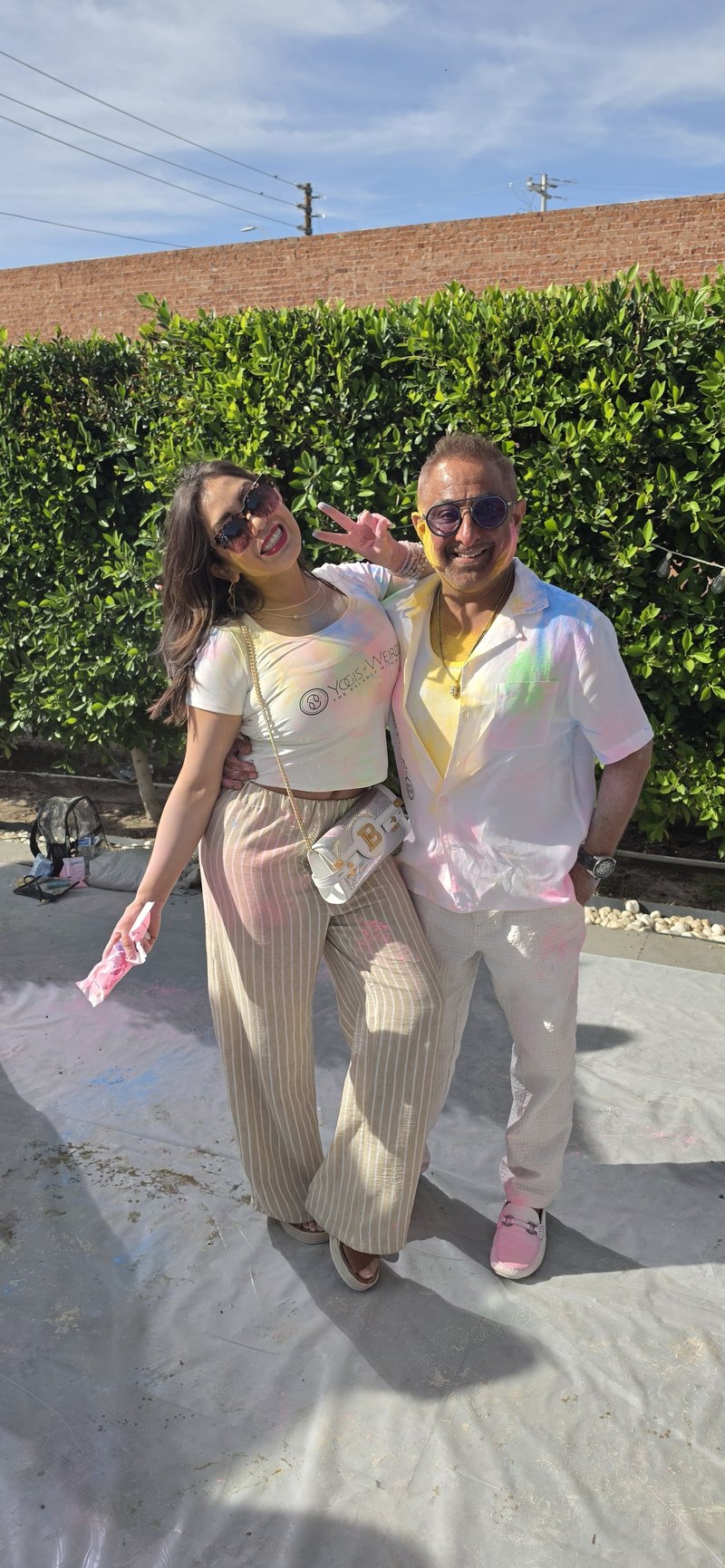 Y+W founders at an event